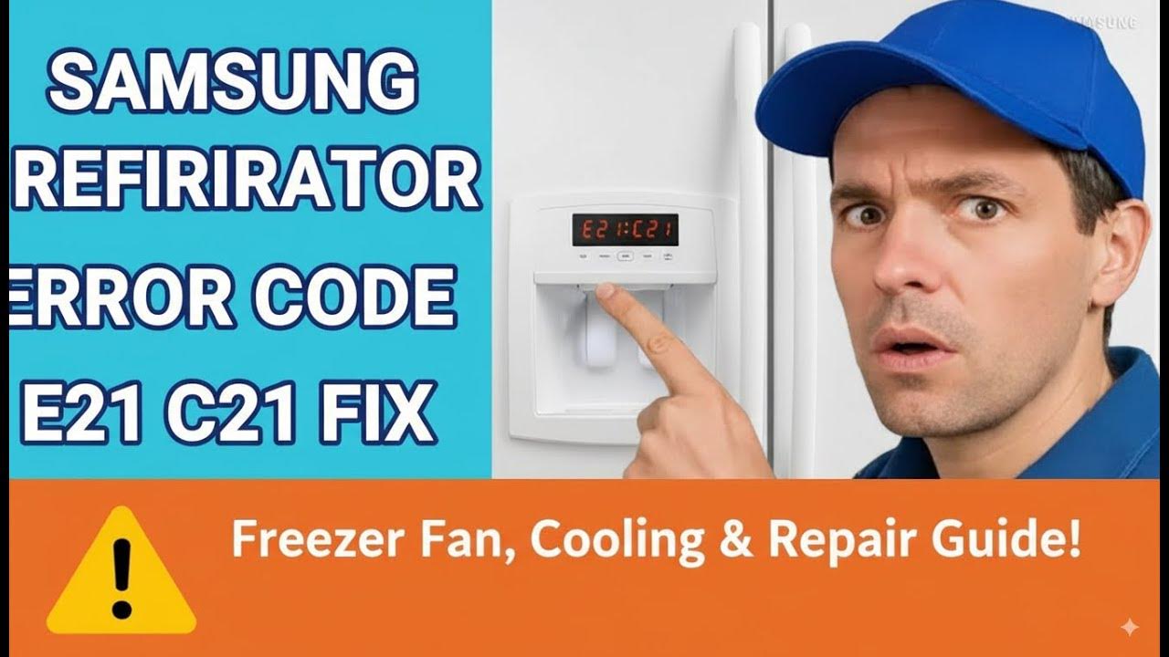 Samsung Refrigerator Error Code 21 V