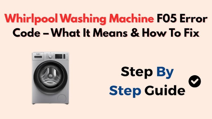 Whirlpool Washer Error Codes