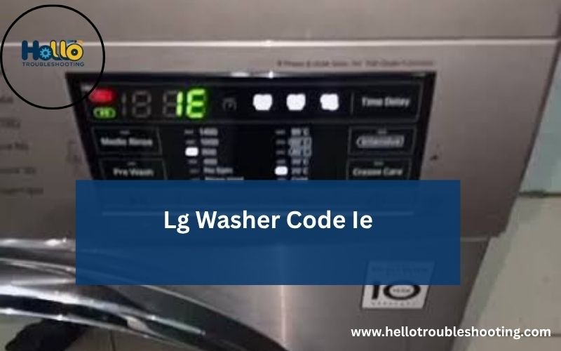 Lg Washer Code Ie-FI