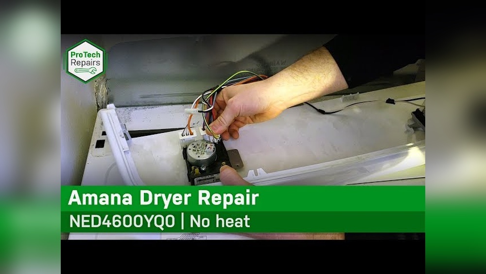 Amana Dryer Control Panel Not Working