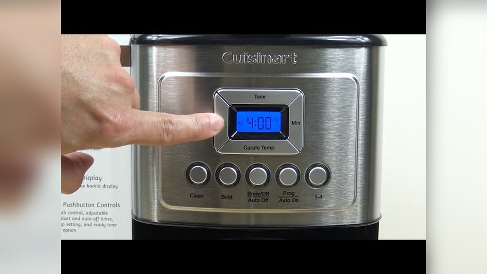 Cuisinart Coffee Maker Buttons Not Working