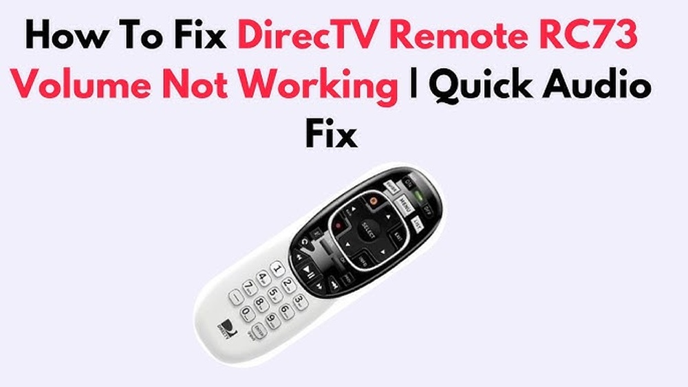 Directv Remote Volume Not Working Rc73