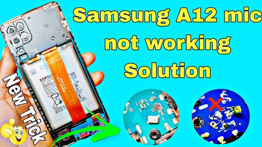 Galaxy A12 Microphone Not Working