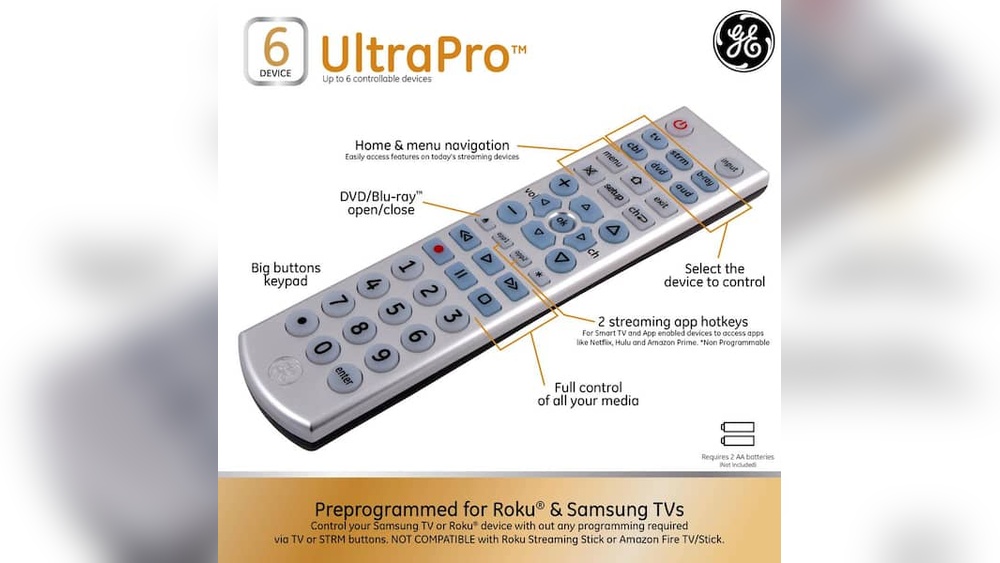 Ge Universal Remote Backlight Not Working