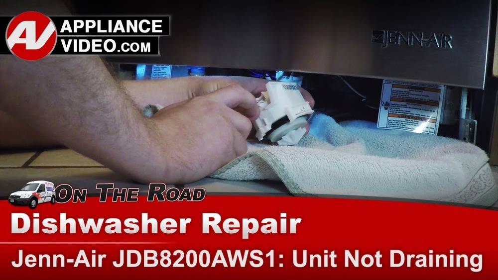 Jenn Air Dishwasher Not Draining