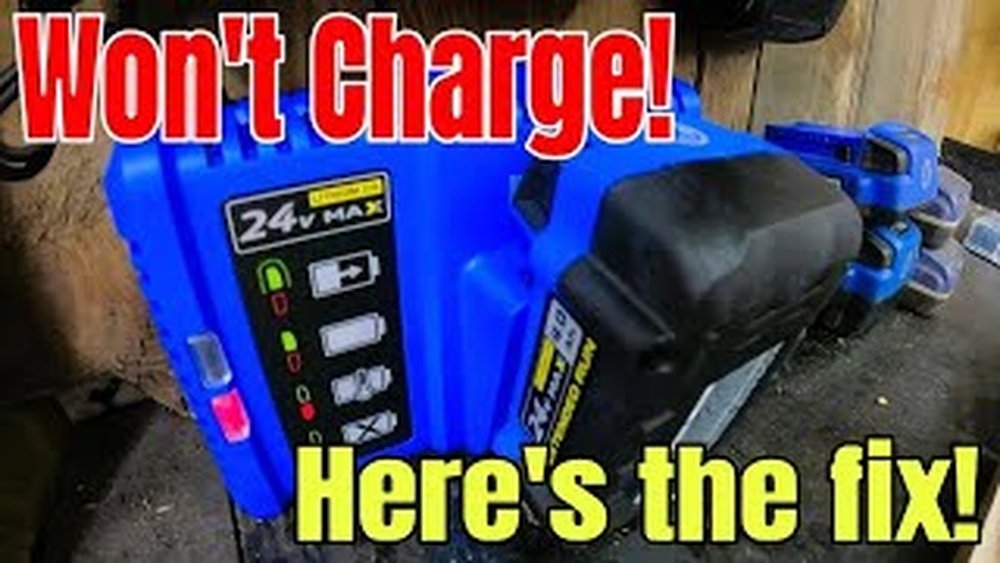 Kobalt 24V Battery Charger Not Working