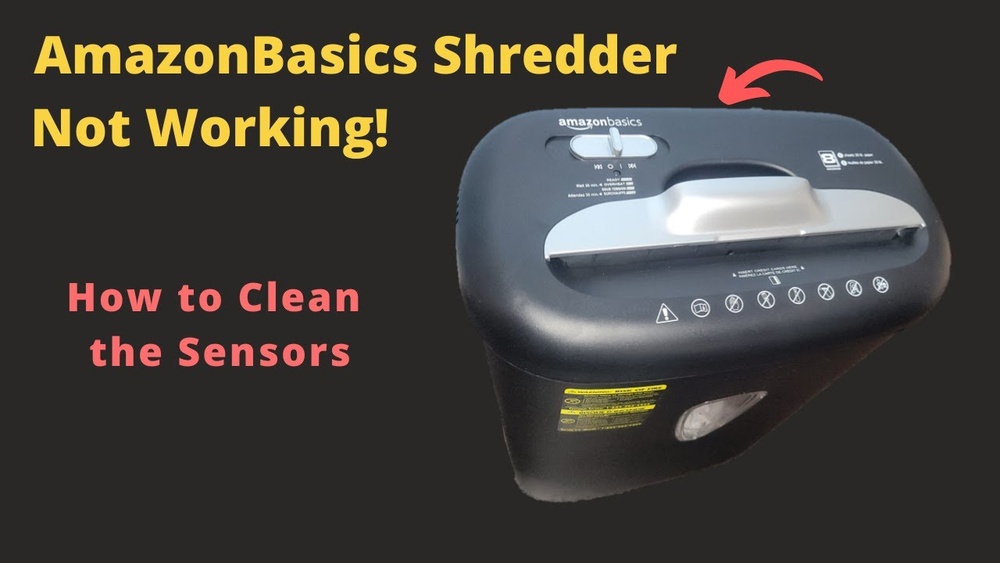 Paper Shredder That Is Not Working