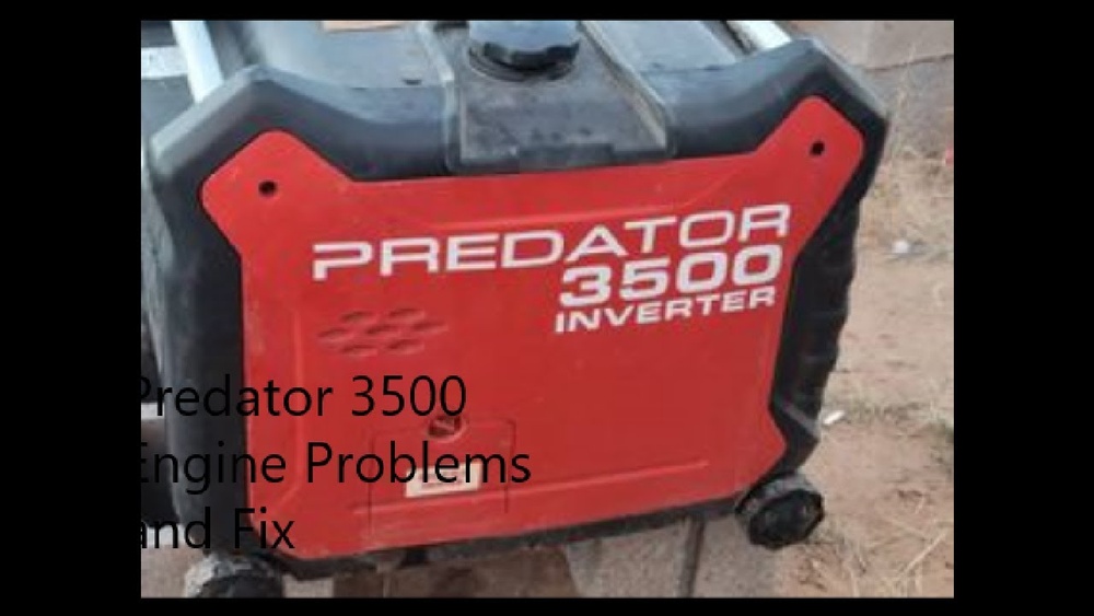 Predator 3500 Generator Problems