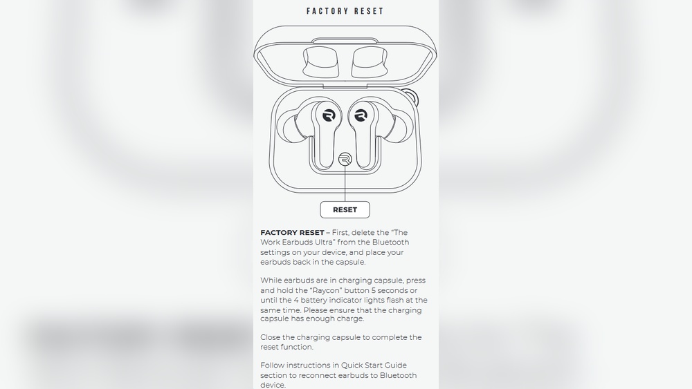 Raycon Left Earbud Not Working