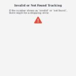 Safelink Tracking Number Not Working