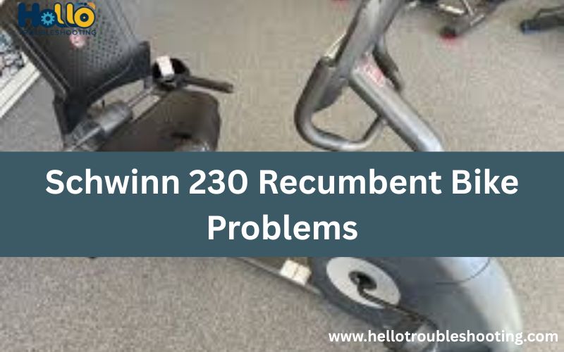 Schwinn 230 Recumbent Bike Problems-FI