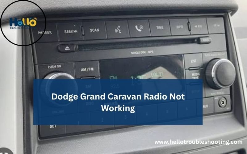 Dodge Grand Caravan Radio Not Working-FI