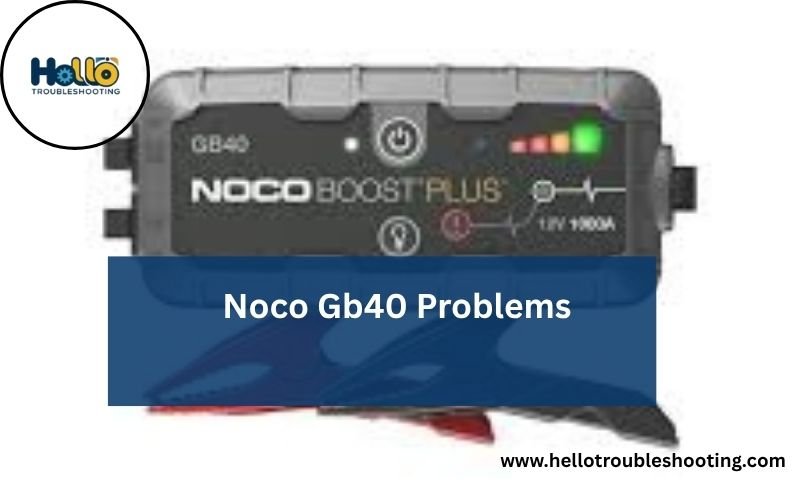 Noco Gb40 Problems-FI