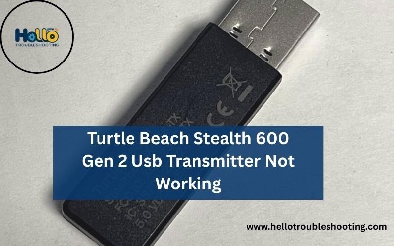 Turtle Beach Stealth 600 Gen 2 Usb Transmitter Not Working-FI