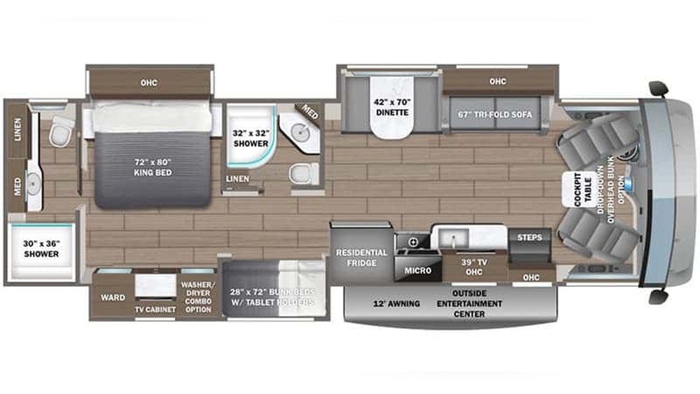 Class A Motorhomes With Bunk Beds