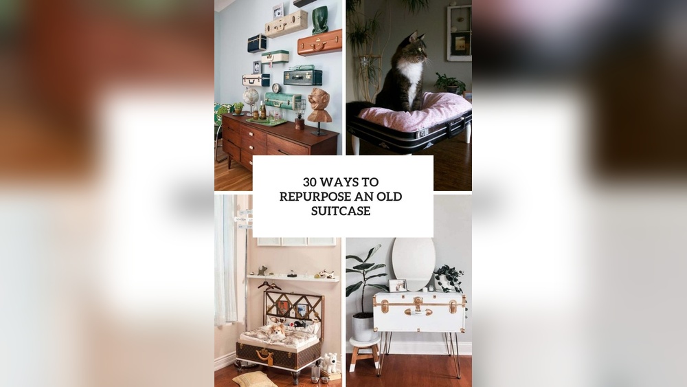 30 Diy Decorating Ideas With Repurposed Old Suitcases