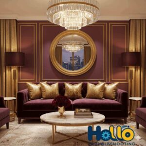 Bold Burgundy And Gold Combos