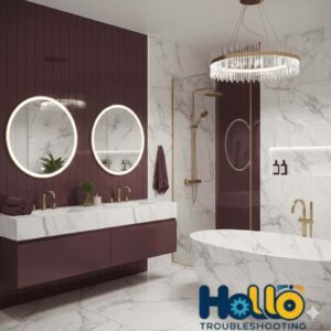 Mixing Burgundy With Marble