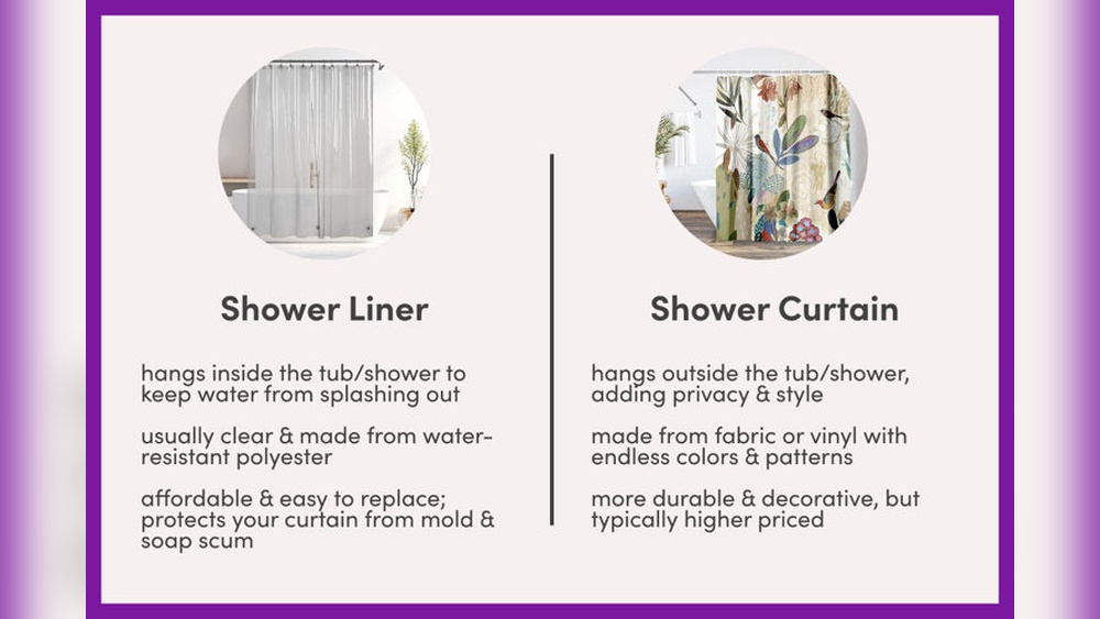 Shower Liner Vs Shower Curtain