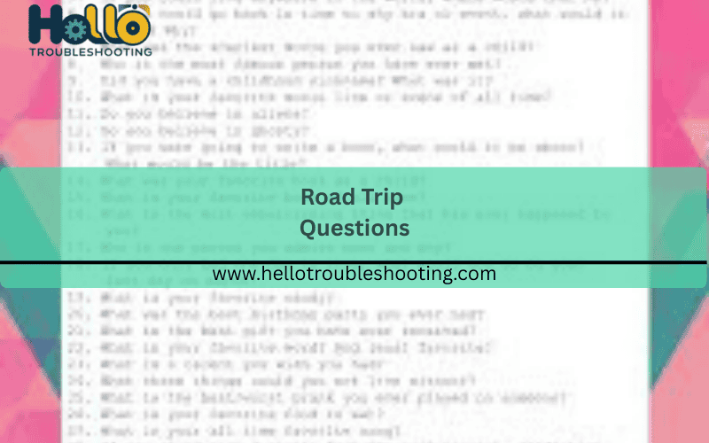 Road Trip Questions-FI