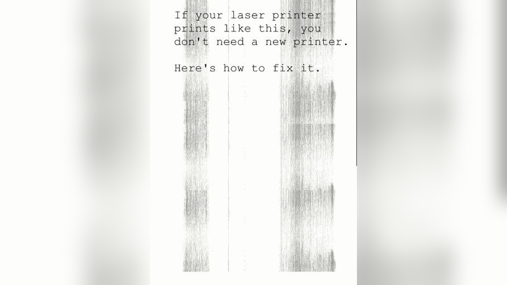How to Fix Printer Streaks