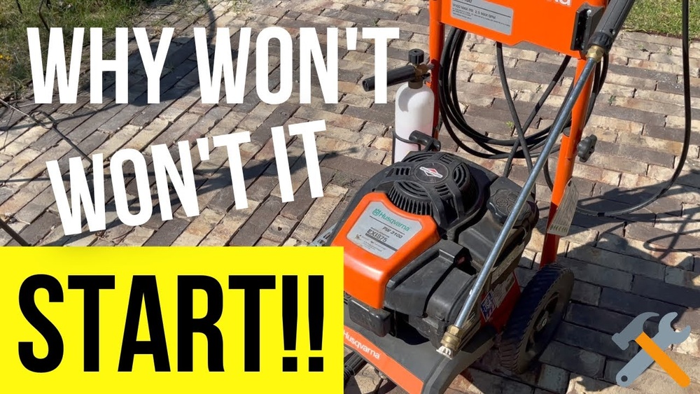 Husqvarna Pressure Washer 3100 Troubleshooting