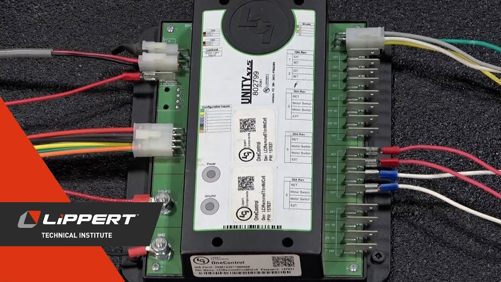 Lippert One Control Touch Panel Troubleshooting