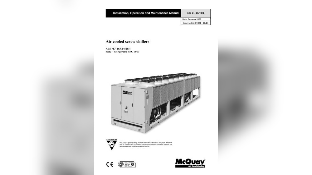 Mcquay Air Cooled Chillers Troubleshooting