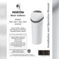 Morton Water Softener Manual Troubleshooting