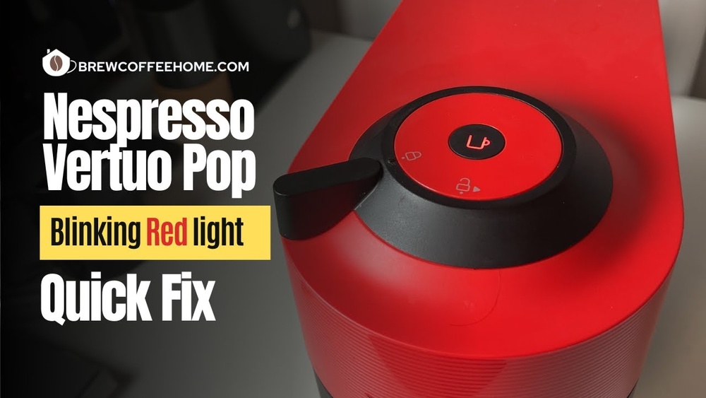 Nespresso Vertuo Troubleshooting Red Light