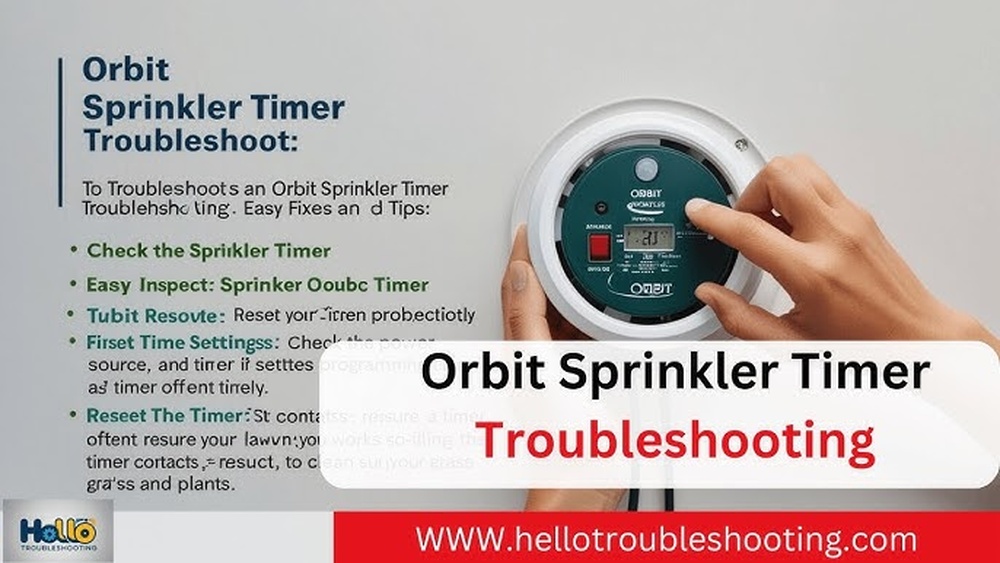 Orbit Sprinkler Controller Troubleshooting