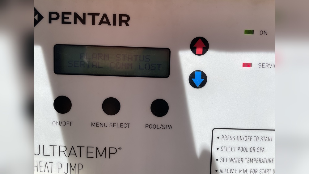 Pentair Ultratemp Heat Pump Troubleshooting