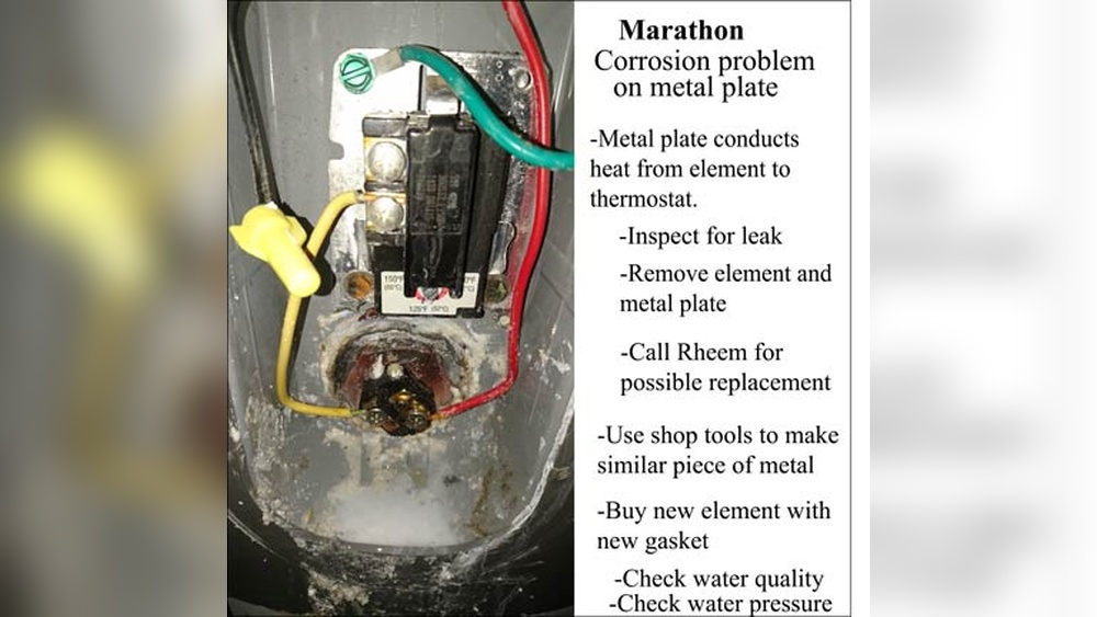 Rheem Marathon Water Heater Troubleshooting