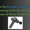 Sharper Image Deep Tissue Massager Troubleshooting