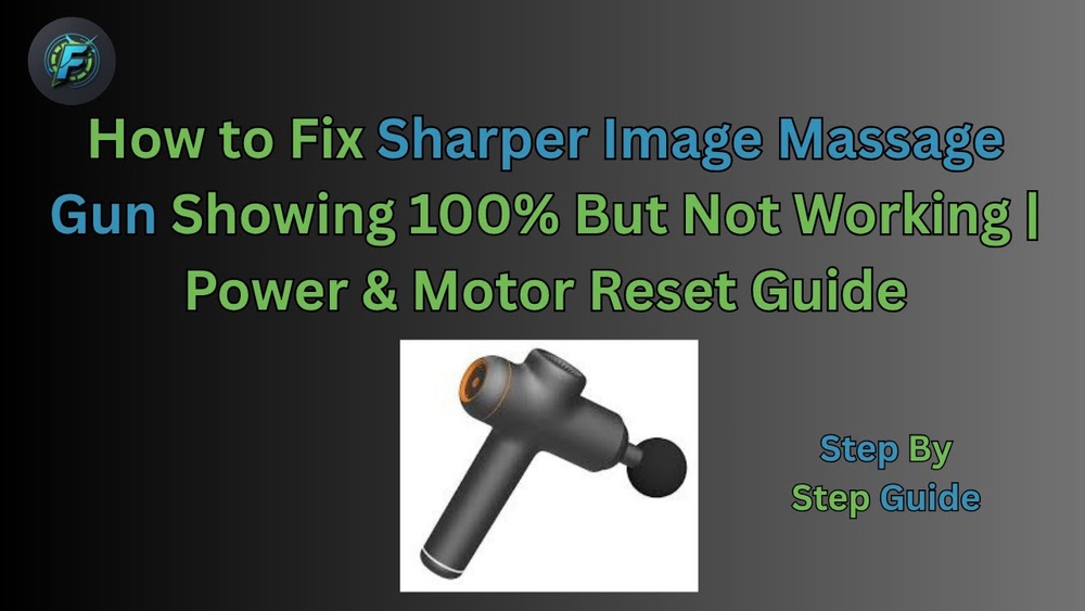 Sharper Image Deep Tissue Massager Troubleshooting