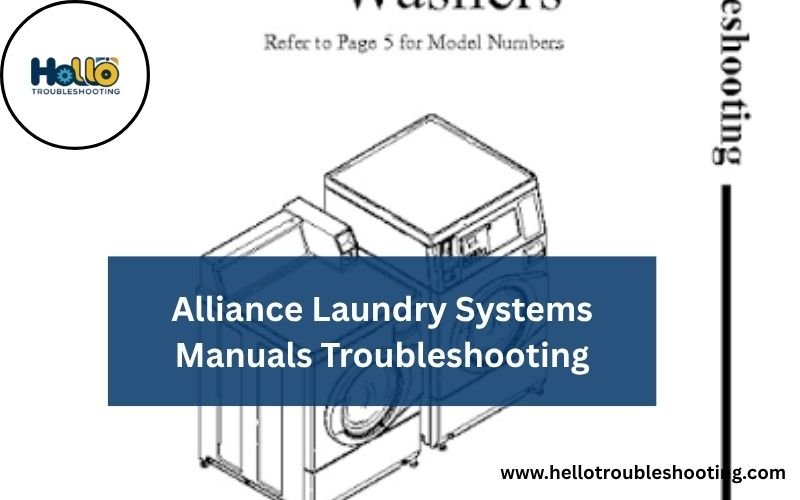 Alliance Laundry Systems Manuals Troubleshooting-FI