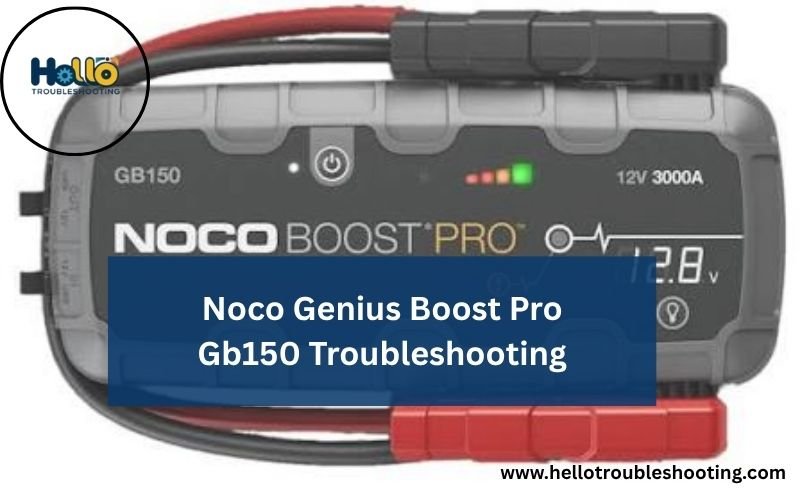 Noco Genius Boost Pro Gb150 Troubleshooting-FI