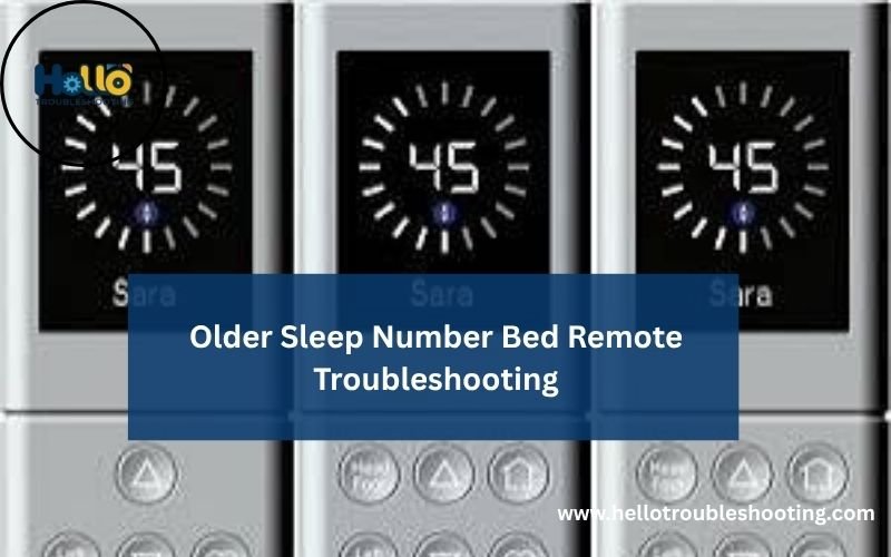 Older Sleep Number Bed Remote Troubleshooting-FI