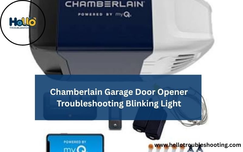 Chamberlain Garage Door Opener Troubleshooting Blinking Light-FI