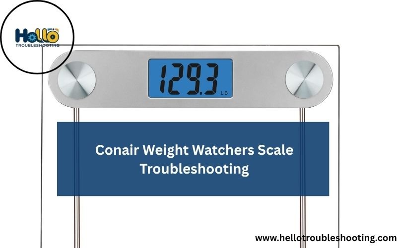 Conair Weight Watchers Scale Troubleshooting-FI