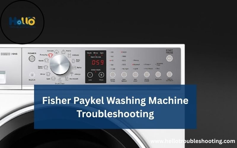 Fisher Paykel Washing Machine Troubleshooting-FI