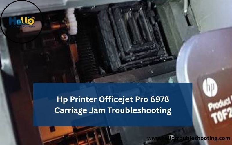 Hp Printer Officejet Pro 6978 Carriage Jam Troubleshooting-FI