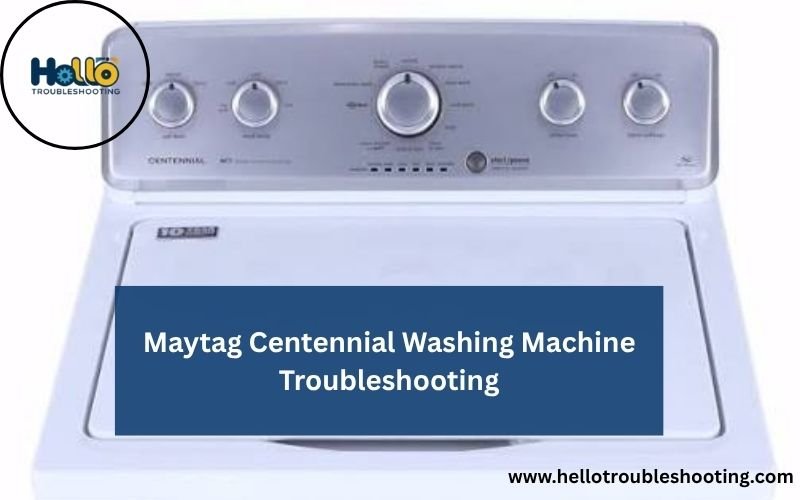Maytag Centennial Washing Machine Troubleshooting-FI
