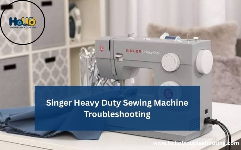 Singer Heavy Duty Sewing Machine Troubleshooting-FI