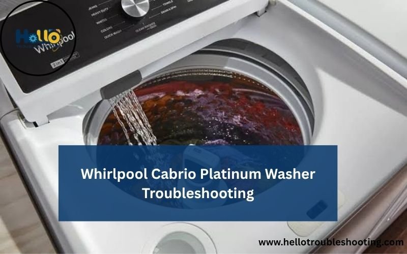 Whirlpool Cabrio Platinum Washer Troubleshooting-FI