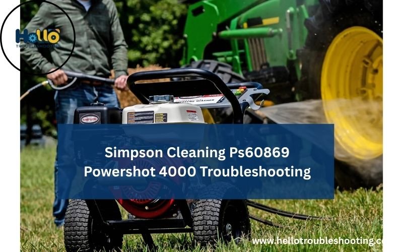 Simpson Cleaning Ps60869 Powershot 4000 Troubleshooting-FI