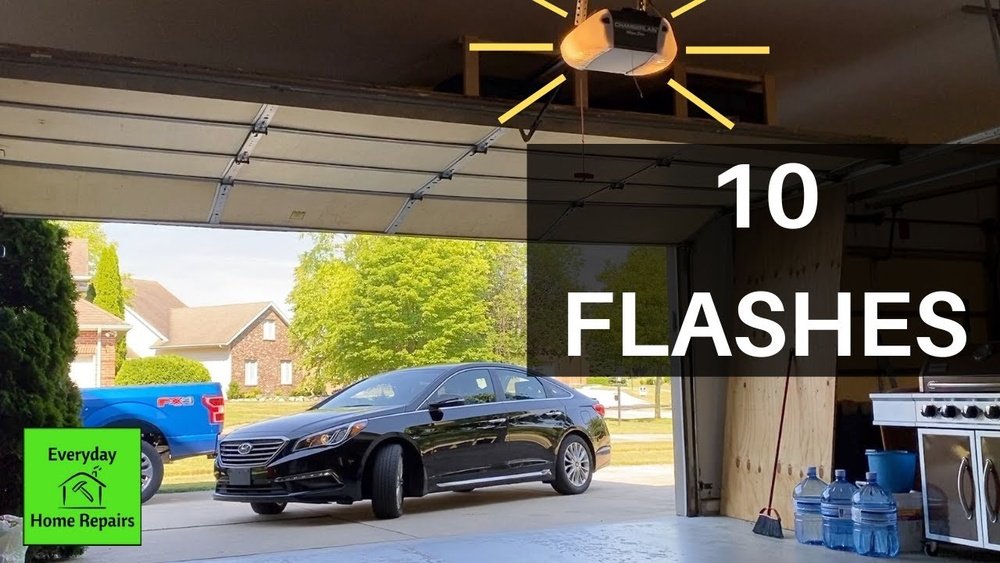 Chamberlain Garage Door Opener Troubleshooting 10 Flashes