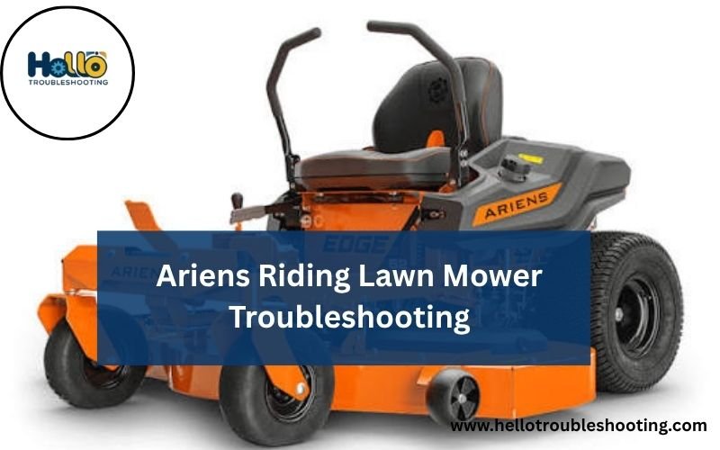 Ariens Riding Lawn Mower Troubleshooting-FI