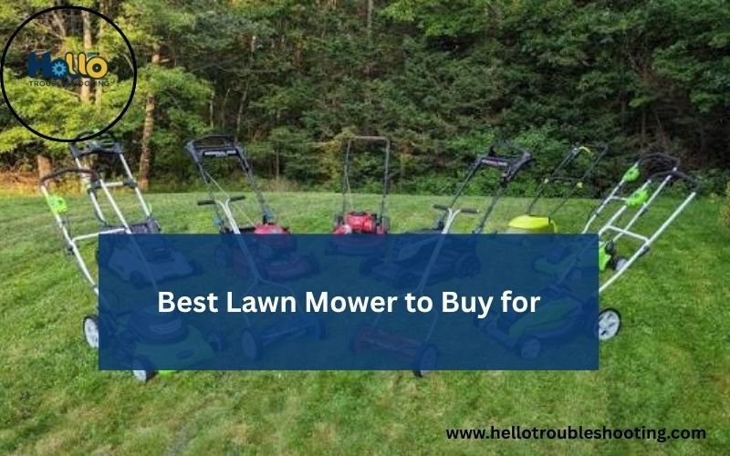 Best Lawn Mower to Buy for-FI
