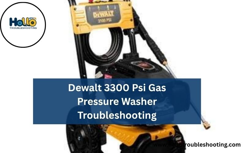 Dewalt 3300 Psi Gas Pressure Washer Troubleshooting-FI